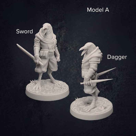 Kenku Ravenfolk Rogues and Fighters