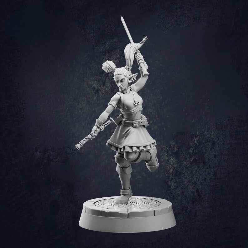 Elf Songblade Flute Bard