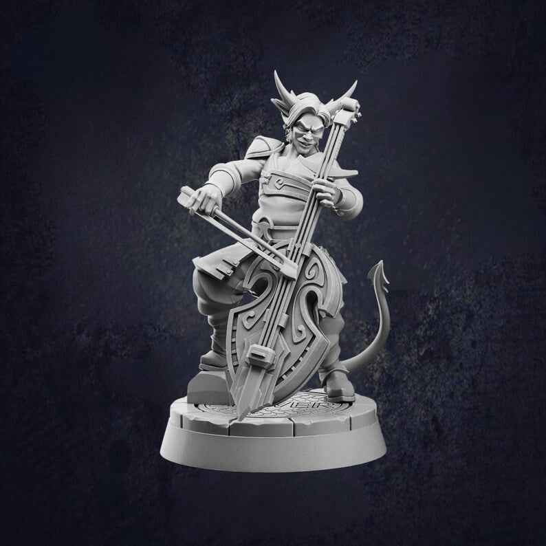 Tiefling Battle Cellist Bard