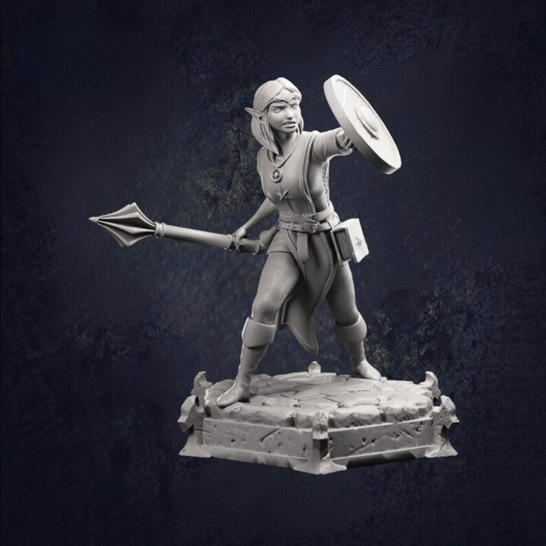 Young Female Martial Defence Pose