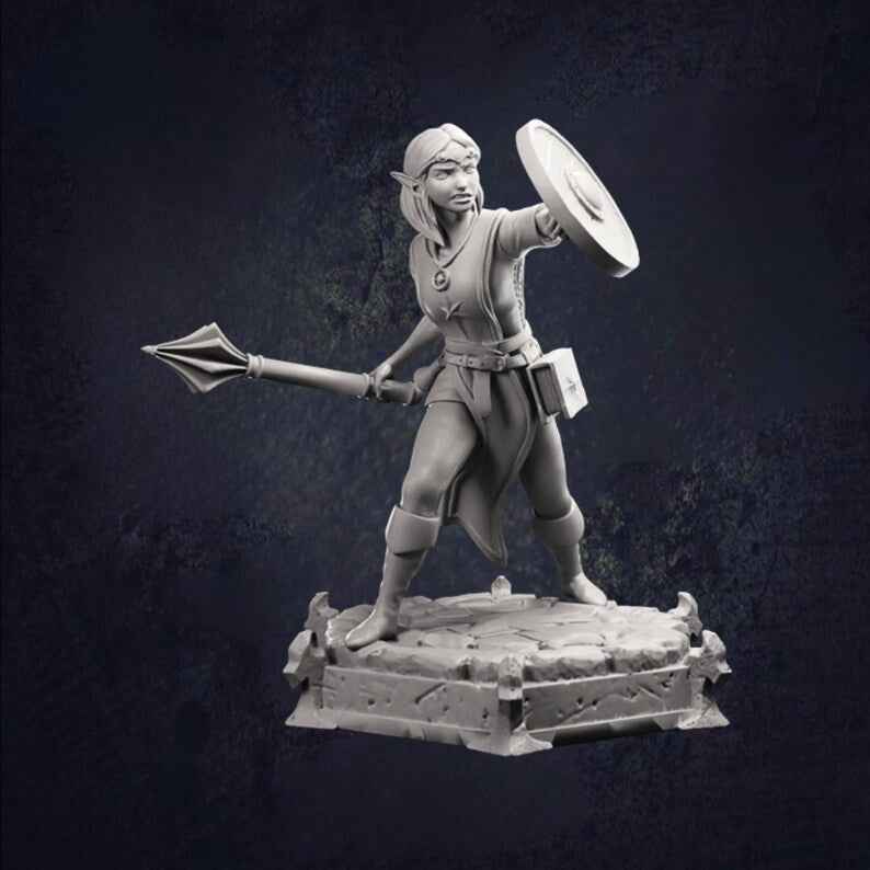 Young Female Martial Defence Pose
