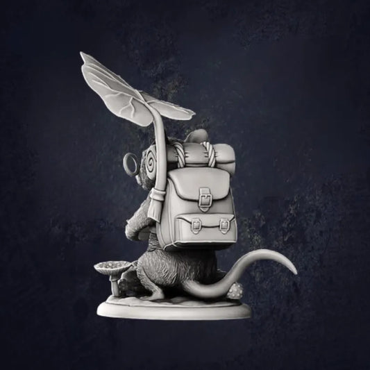 Jerbeen Mouse Adventurer - The Print Tavern D&D RPG Miniature