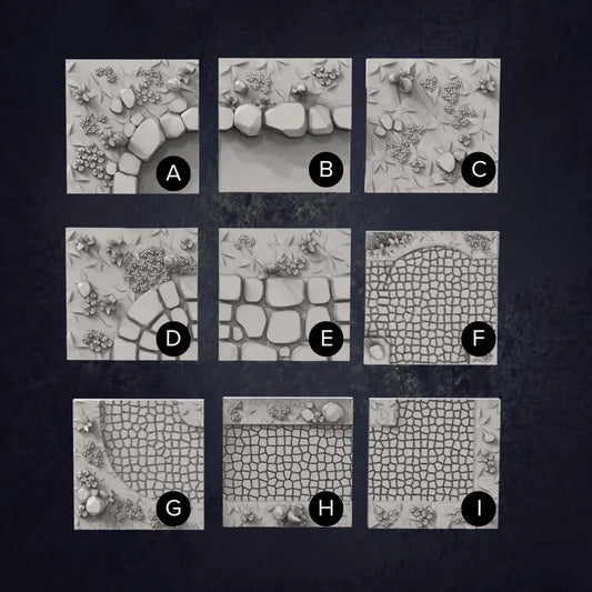 Carnival Tiles - The Print Tavern D&D RPG Miniature