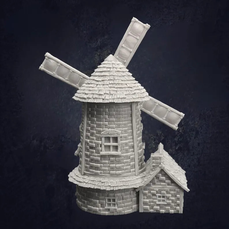Windmill Dragon Mimic - The Print Tavern D&D RPG Miniature