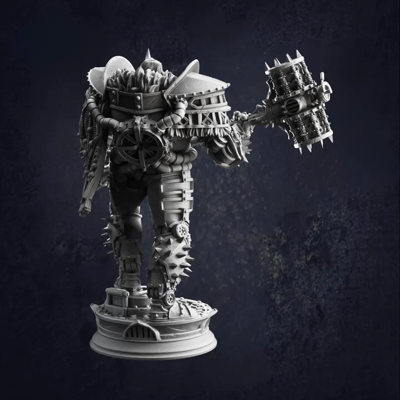 Iron Colossal Hadrian - The Print Tavern D&D RPG Miniature