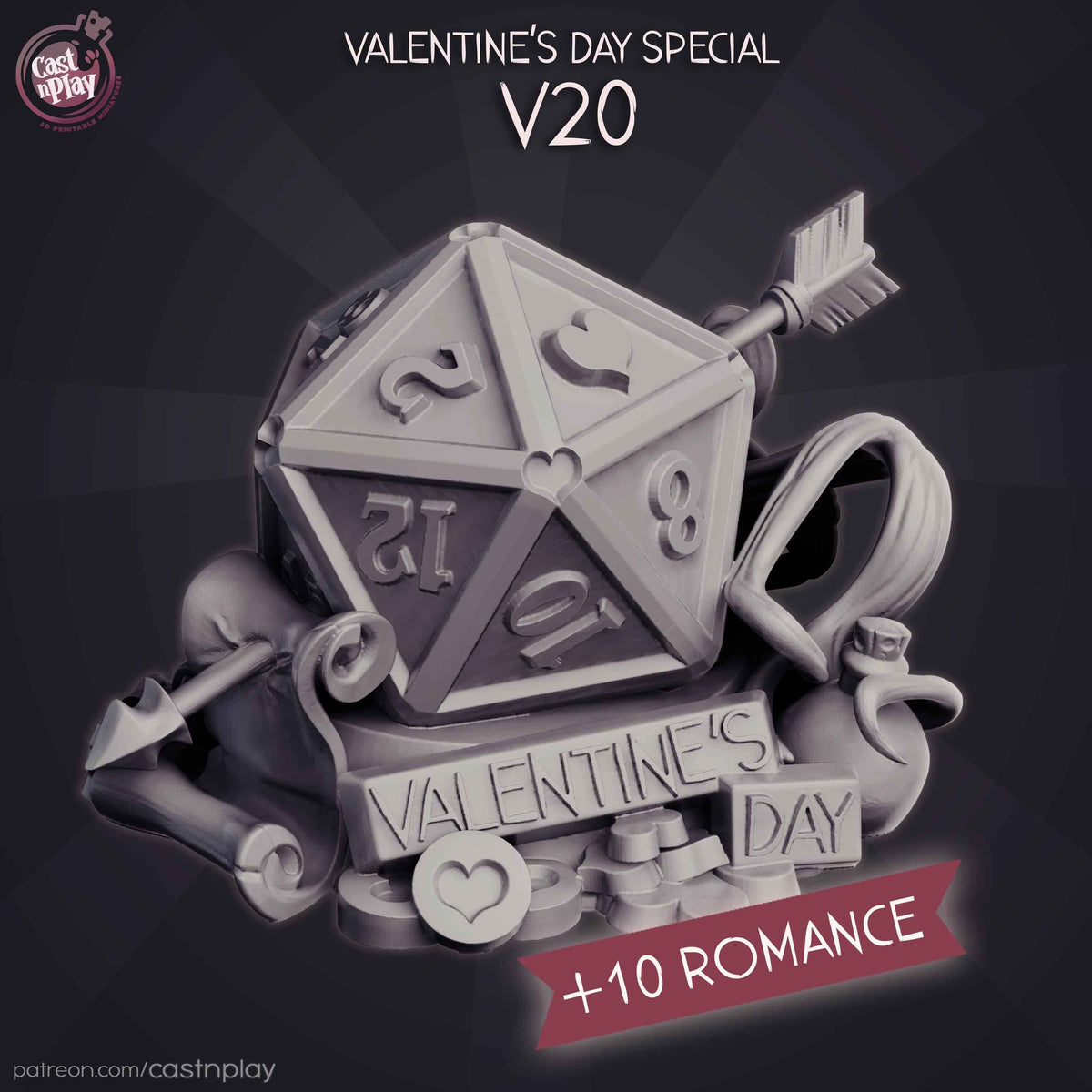 D20 Valentines Day Model