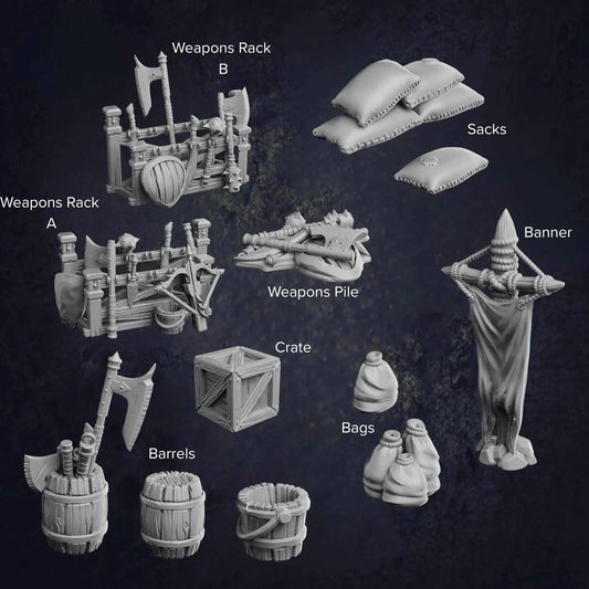 Camp Weapons and Props