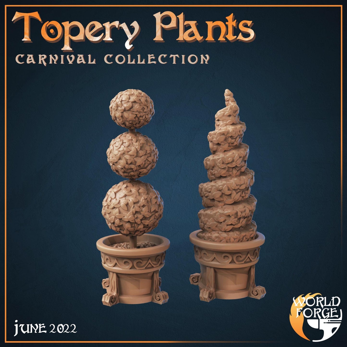 Potted Topiary Plants