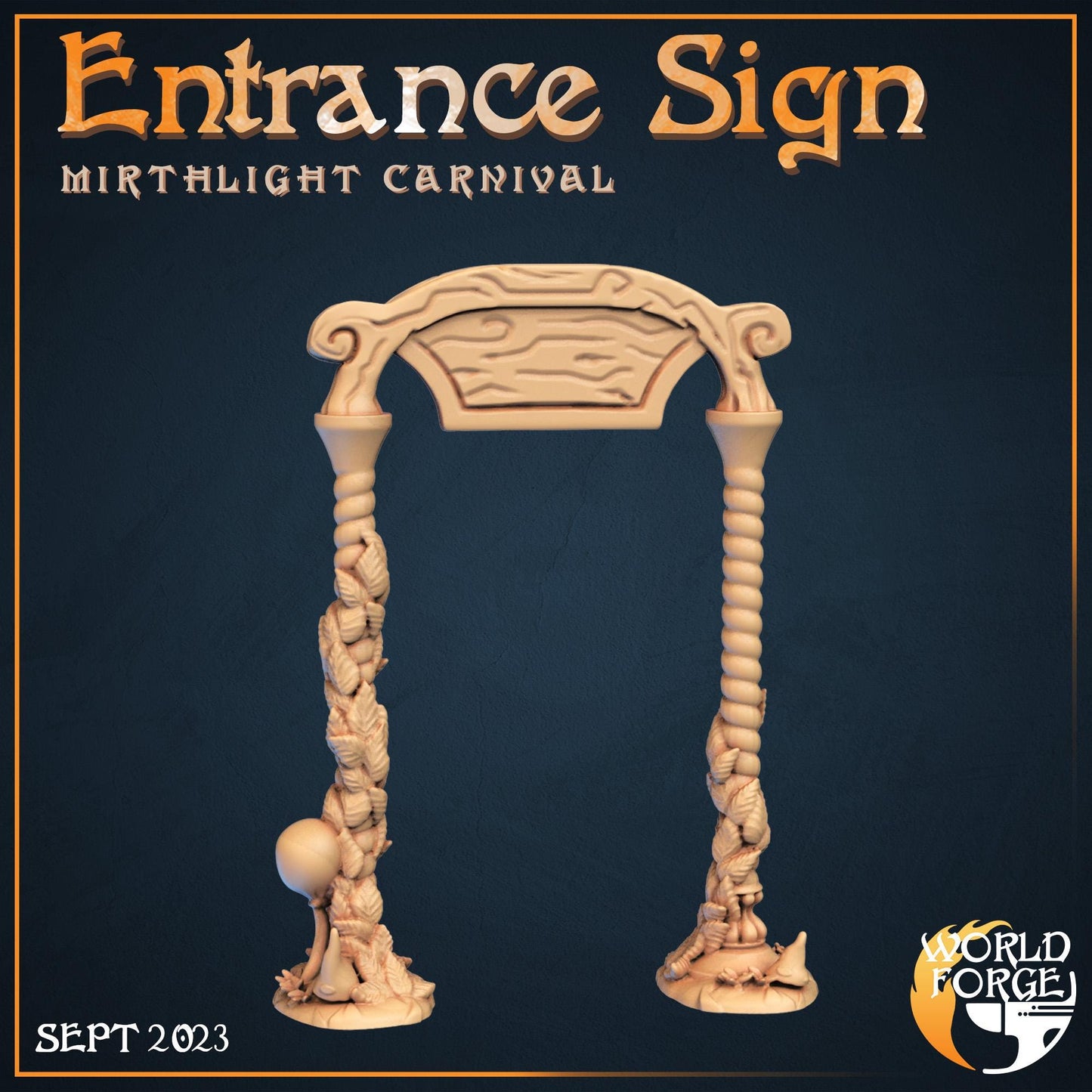 Carnival Entrance Sign