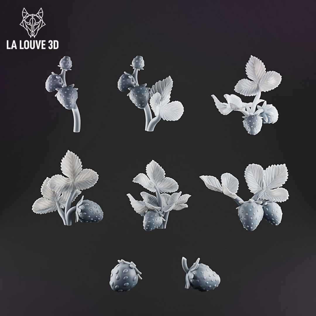 Set of 8 Small Strawberry Plant