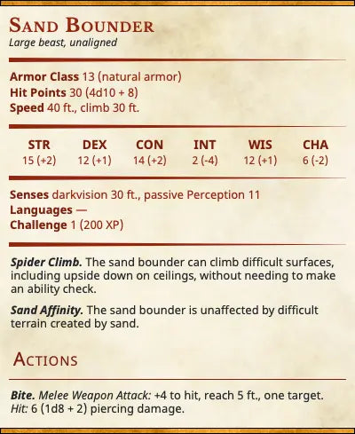 Sand Bounder - The Print Tavern