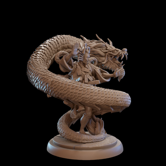 Yamakaze Kabuki Spirit Folk - The Print Tavern D&D RPG Miniature