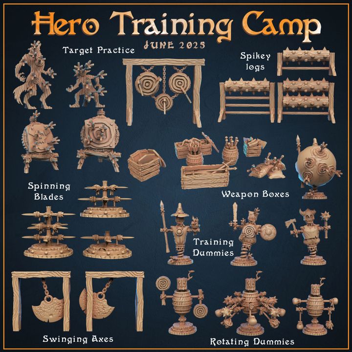 Hero Training Camp - The Print Tavern D&D RPG Miniature
