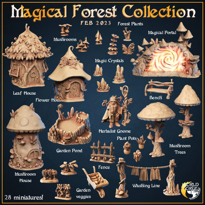 Magical Forest Collection - The Print Tavern D&D RPG Miniature