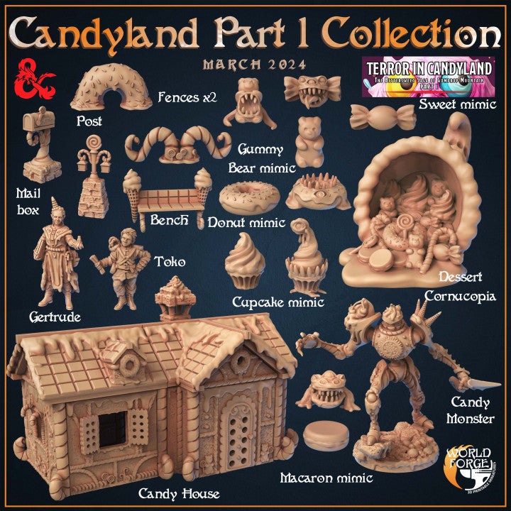 Candyland Part 1 - The Print Tavern D&D RPG Miniature