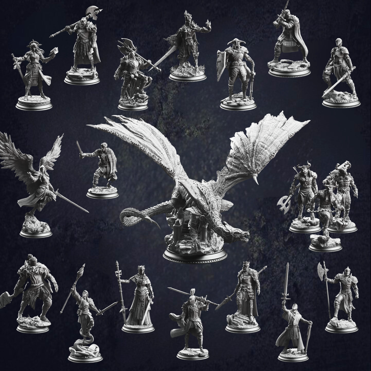 A Grim Siege (April 2025) - The Print Tavern D&D RPG Miniature