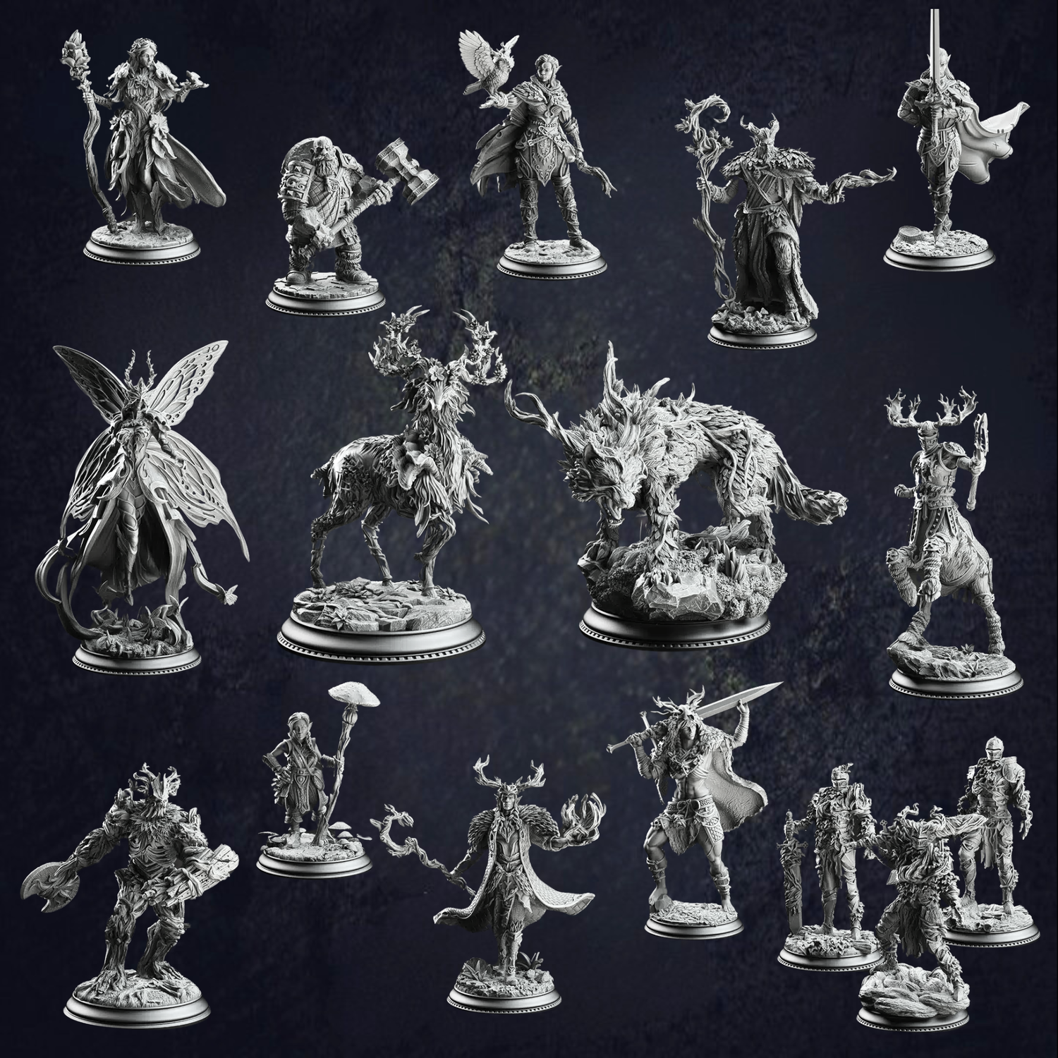 The Fey Court (May 2025) - The Print Tavern D&D RPG Miniature