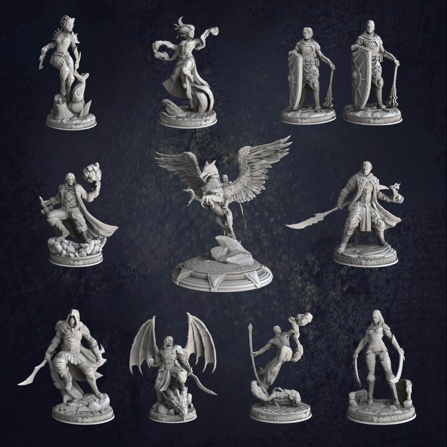 Specialists of the Golden Griffin (May 2021) - The Print Tavern D&D RPG Miniature