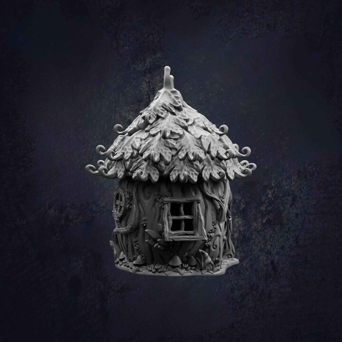 Leaf House - Fantasy Woodland Cottage RPG Terrain