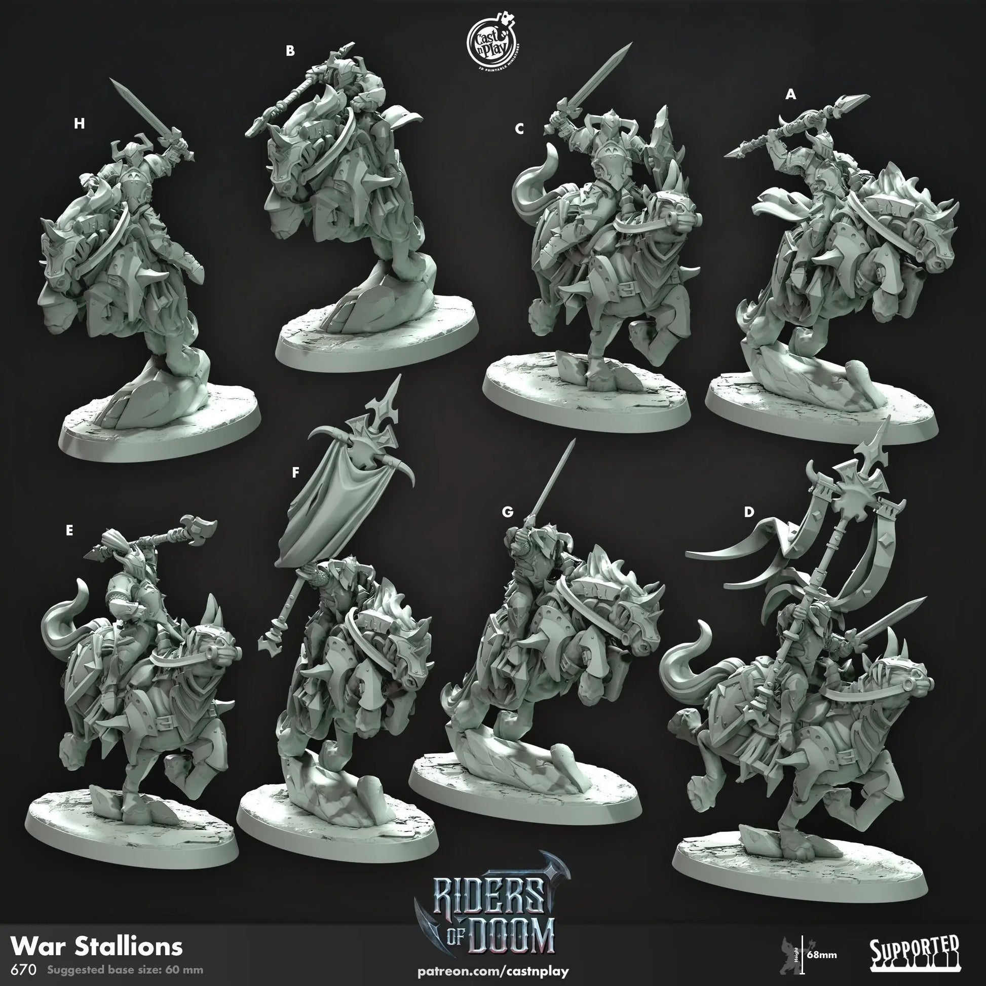 Death Knight War Stallions - The Print Tavern