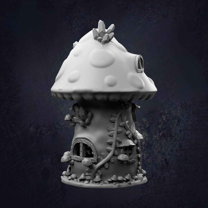 Mushroom House - Fantasy Woodland Cottage Terrain