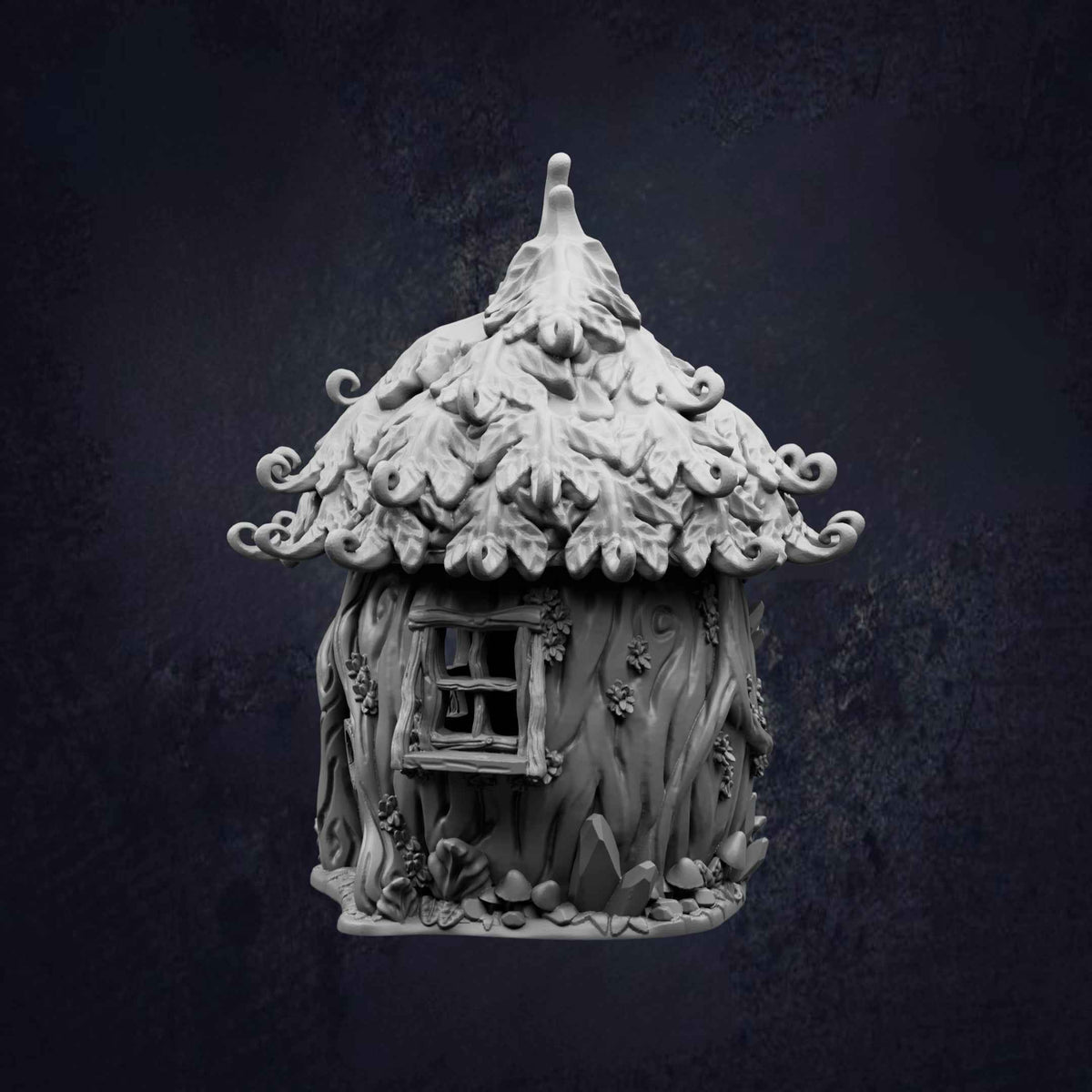 Leaf House - Fantasy Woodland Cottage RPG Terrain
