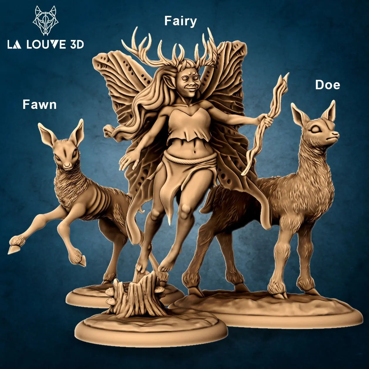 Pixie, Fawn, Doe