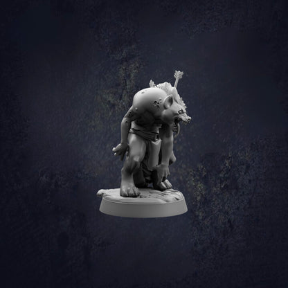 A 3D model of a fantastical creature, possibly a mythical or magical being, is shown against a dark background.