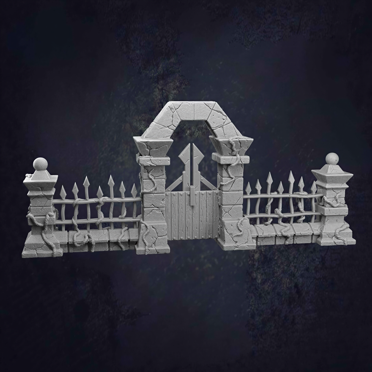 Graveyard Themed Terrain Set  ideal for Dungeons and Dragons, Pathfinder, Wargaming, Tabletop Games