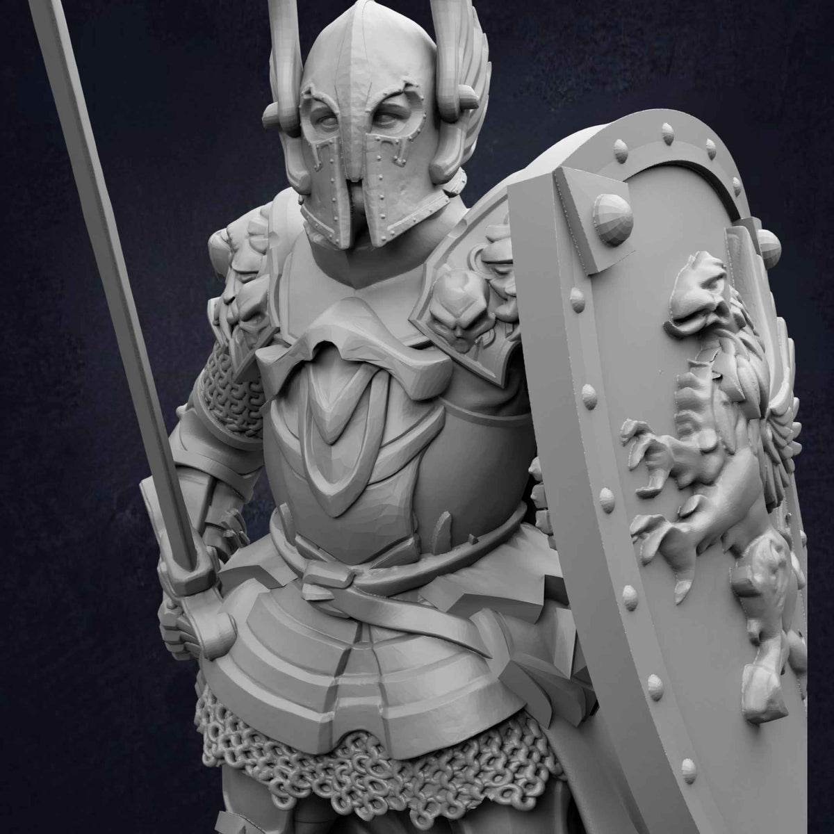 Male Human Paladin Sergeant Silus
