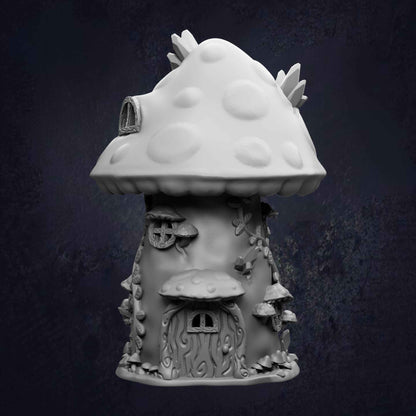 Mushroom House - Fantasy Woodland Cottage Terrain