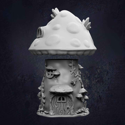 Mushroom House - Fantasy Woodland Cottage Terrain