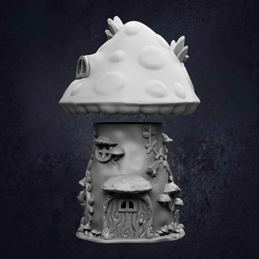 Mushroom House - Fantasy Woodland Cottage Terrain