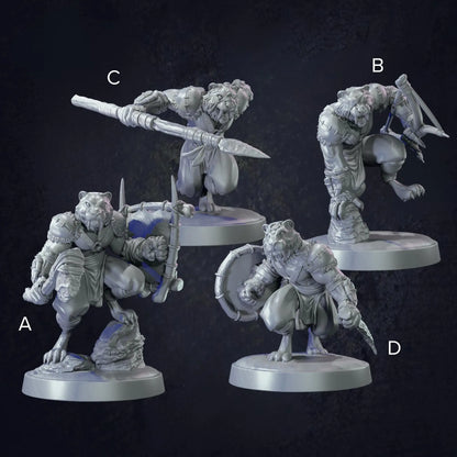 Tigerfolk Sabretooth Fighters - The Print Tavern