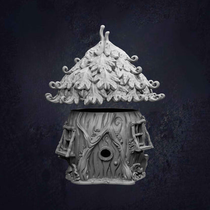 Leaf House - Fantasy Woodland Cottage RPG Terrain