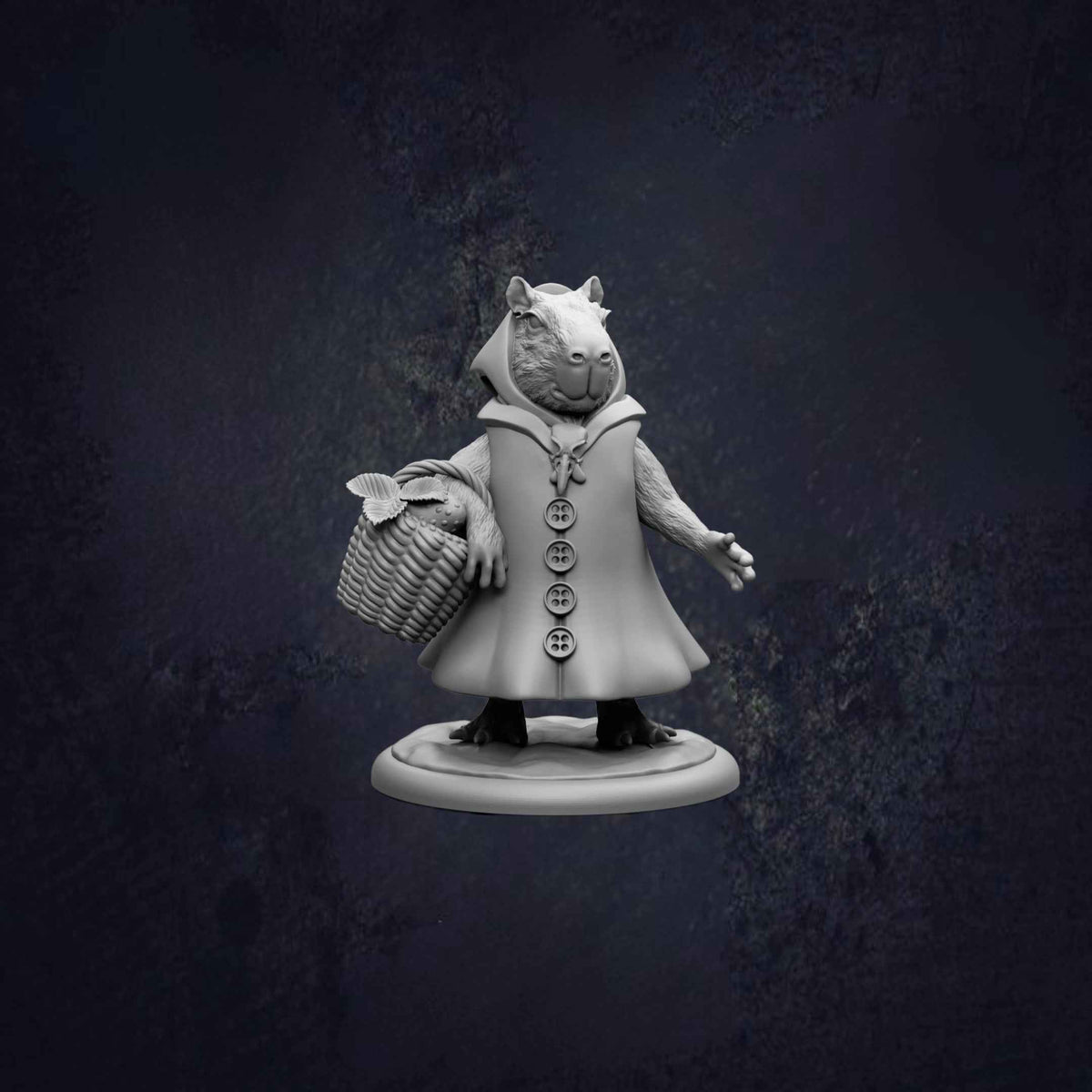Capybara Forager - Storybook NPC Miniature