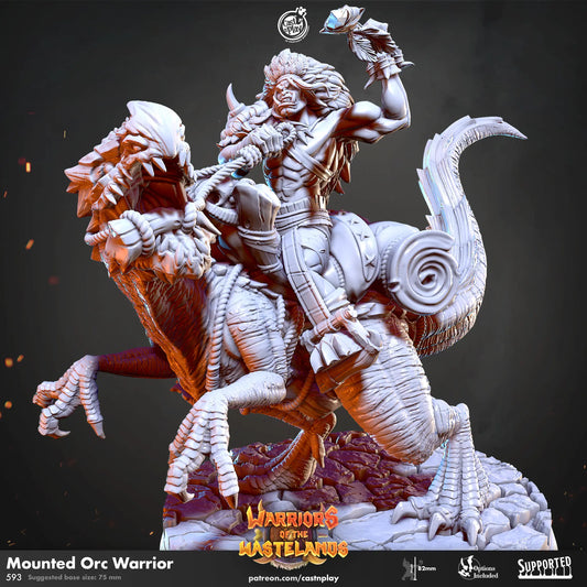 Mounted Orc Warrior - The Print Tavern