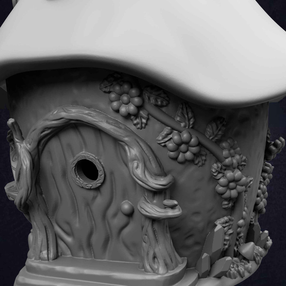 Flower House - Woodland Cottage RPG Terrain