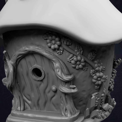 Flower House - Woodland Cottage RPG Terrain