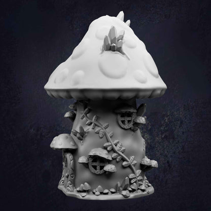 Mushroom House - Fantasy Woodland Cottage Terrain