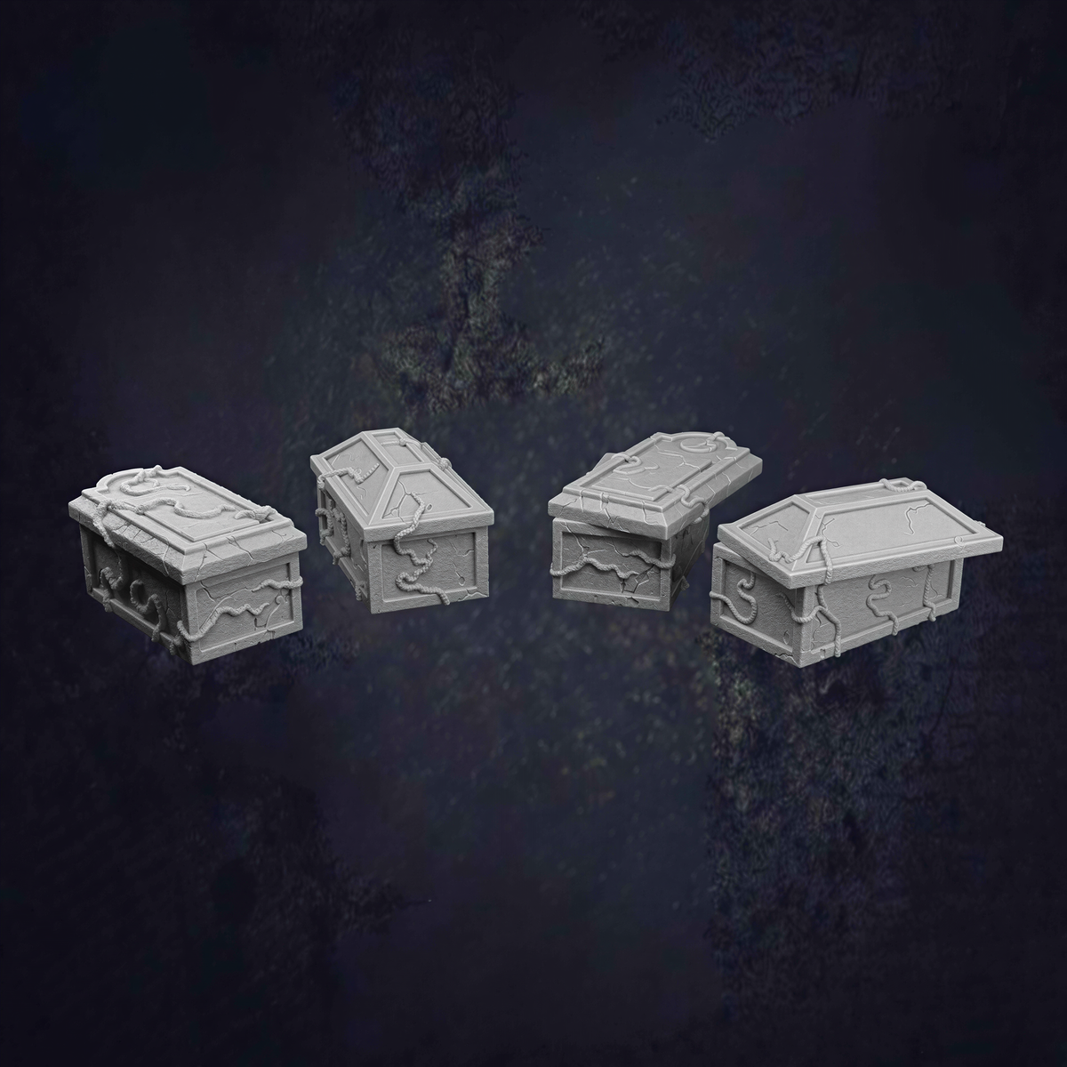Graveyard Themed Terrain Set  ideal for Dungeons and Dragons, Pathfinder, Wargaming, Tabletop Games
