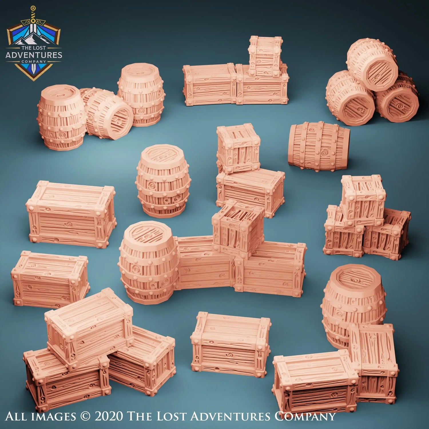 Barrels and Crates - The Print Tavern