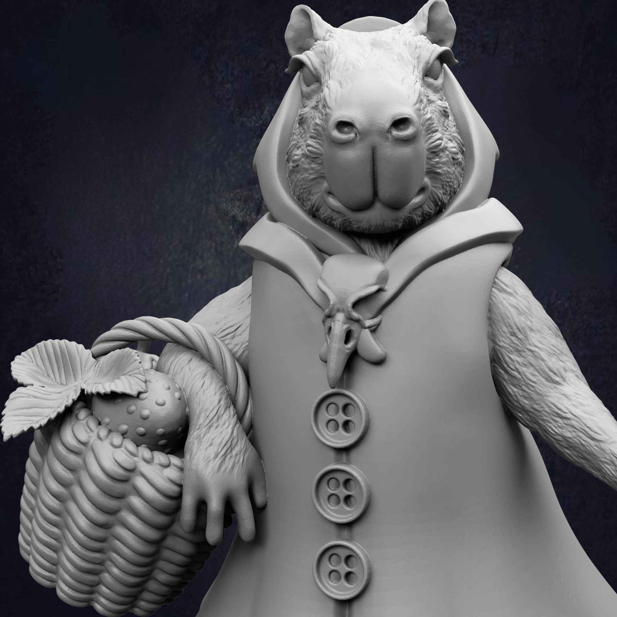 Capybara Forager - Storybook NPC Miniature