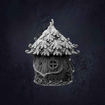 Leaf House - Fantasy Woodland Cottage RPG Terrain