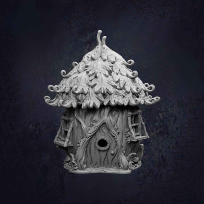 Leaf House - Fantasy Woodland Cottage RPG Terrain