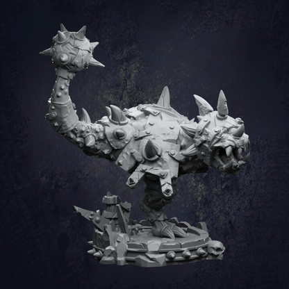 Armoured Dinosaur Mounted Goblin Rorg