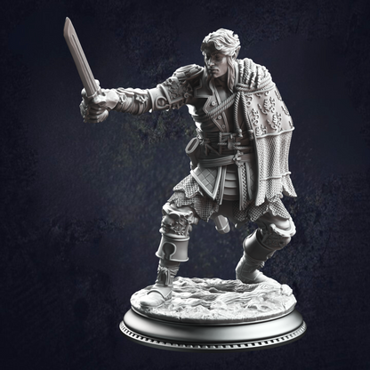 Half-Elf Swashbuckler Corin of Lamhet