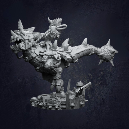 Armoured Dinosaur Mounted Goblin Rorg