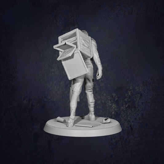 Zombie Delivery Man - The Print Tavern D&D RPG Miniature