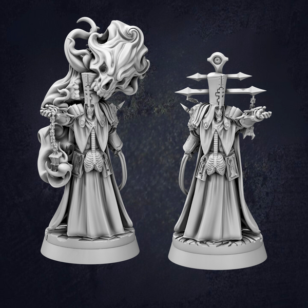 Unholy Cleric Archbishop Belphegor Cleanser - The Print Tavern D&D RPG Miniature